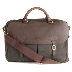 Barbour Wax Leather Briefcase